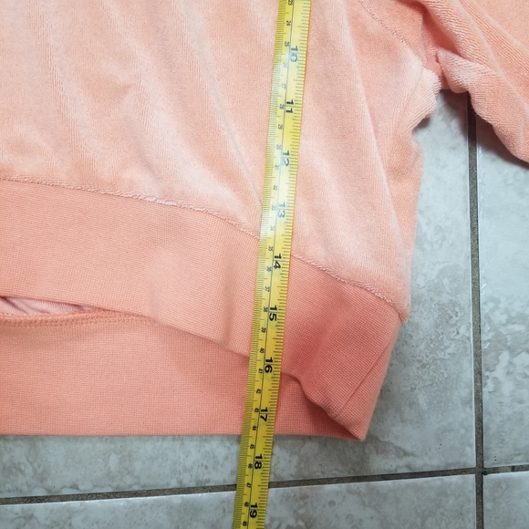 Nike Orange Terry Cloth Cropped Sweater, Women's Size S, Out of Stock - Picture 6 of 10